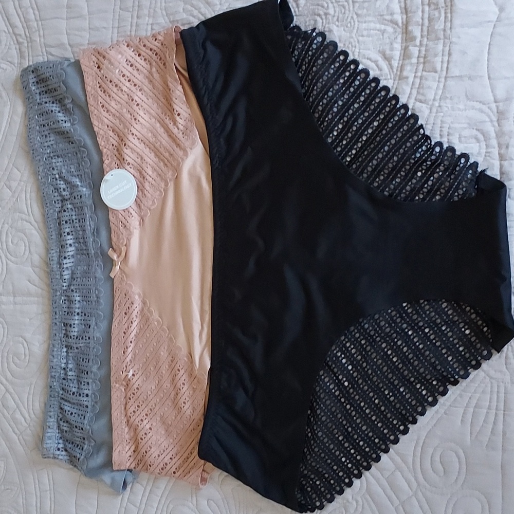 Sz 3x New 3 Piece Bundle Panties by Just Be